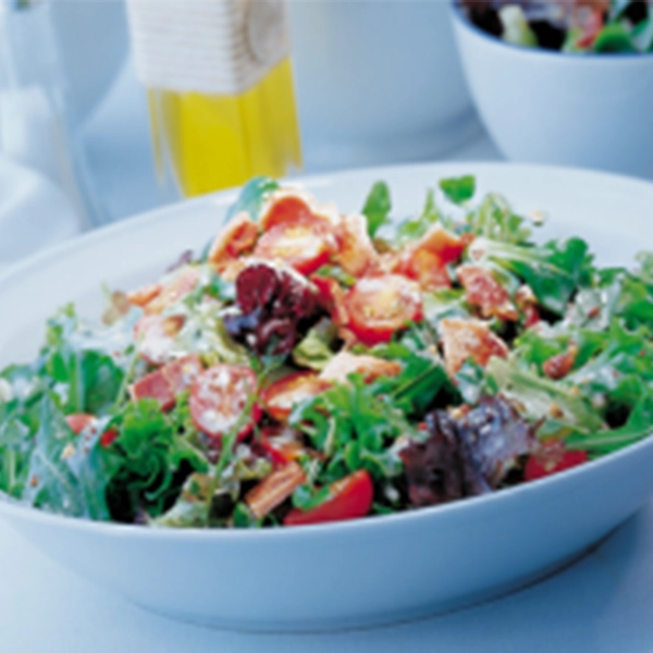 Bacon Salad with Blue Cheese Dressing